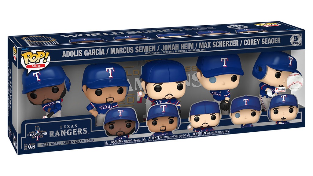 TEXAS RANGERS FUNKO MLB 2023 WORLD SERIES CHAMPIONS FANATICS