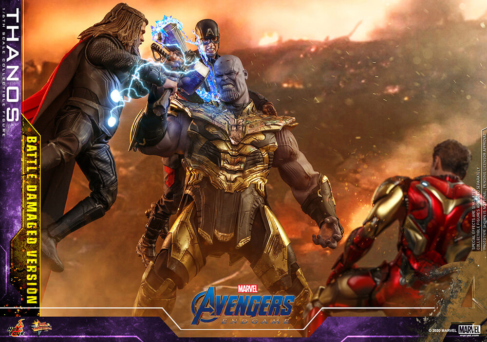 アベンジャーズ／エンドゲーム』サノス、バトルダメージ版がホット