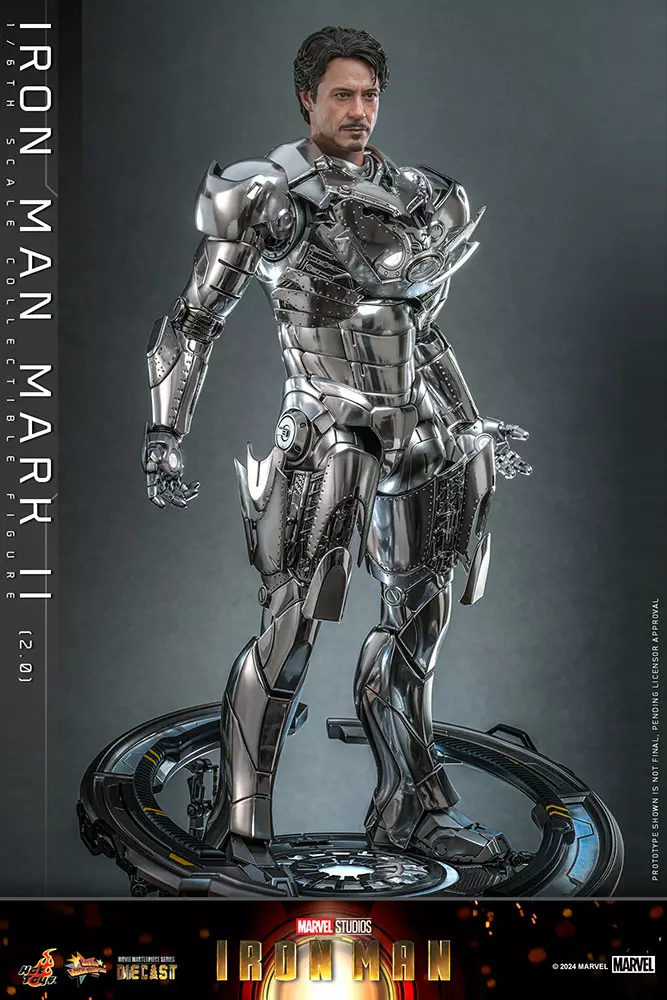 アイアンマン』シルバー輝く合金仕様マーク2フィギュアが登場、金属感