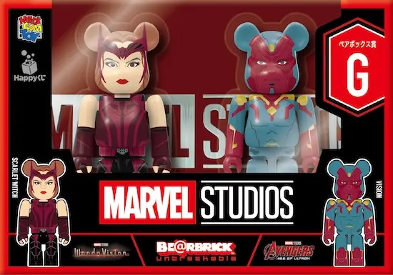 ハッピーくじ ベアブリック マーベル 全種類コンプリート アウトレット