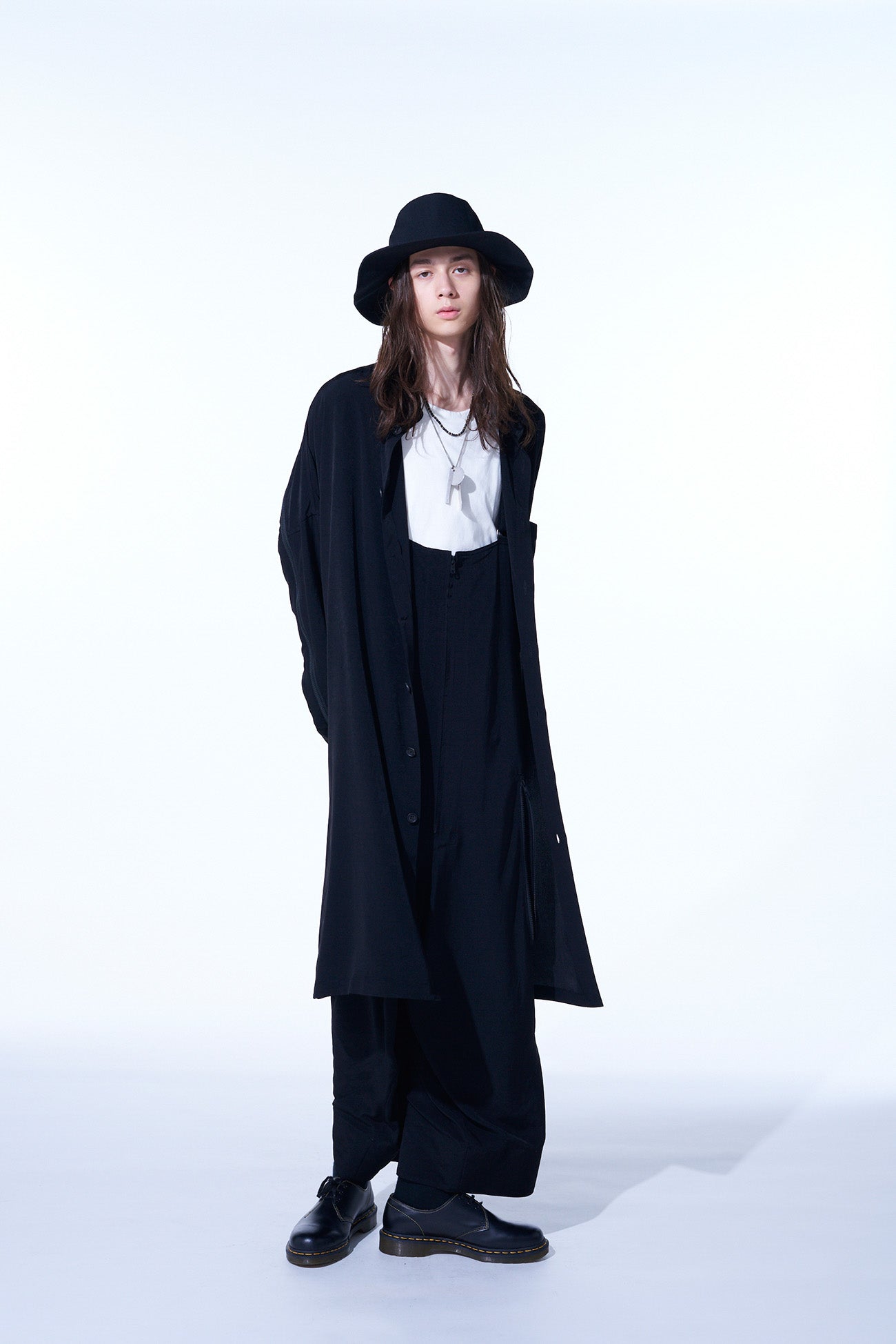CREPE DE CHINE BACK YOKE ZIP COAT – THE SHOP YOHJI YAMAMOTO