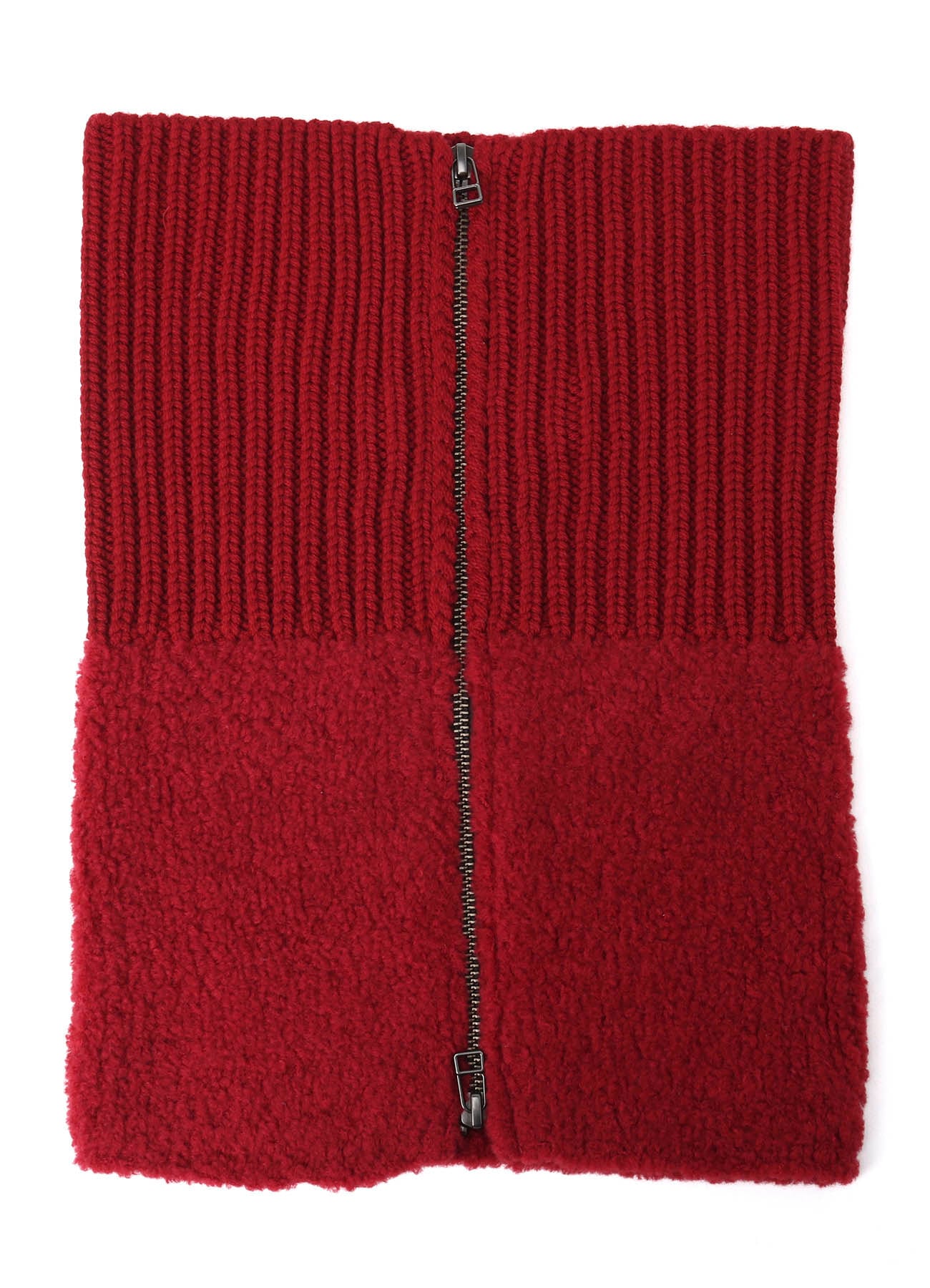 Wool boa+EX FineMerino Wool NECK WARMER(FREE SIZE Red): Vintage