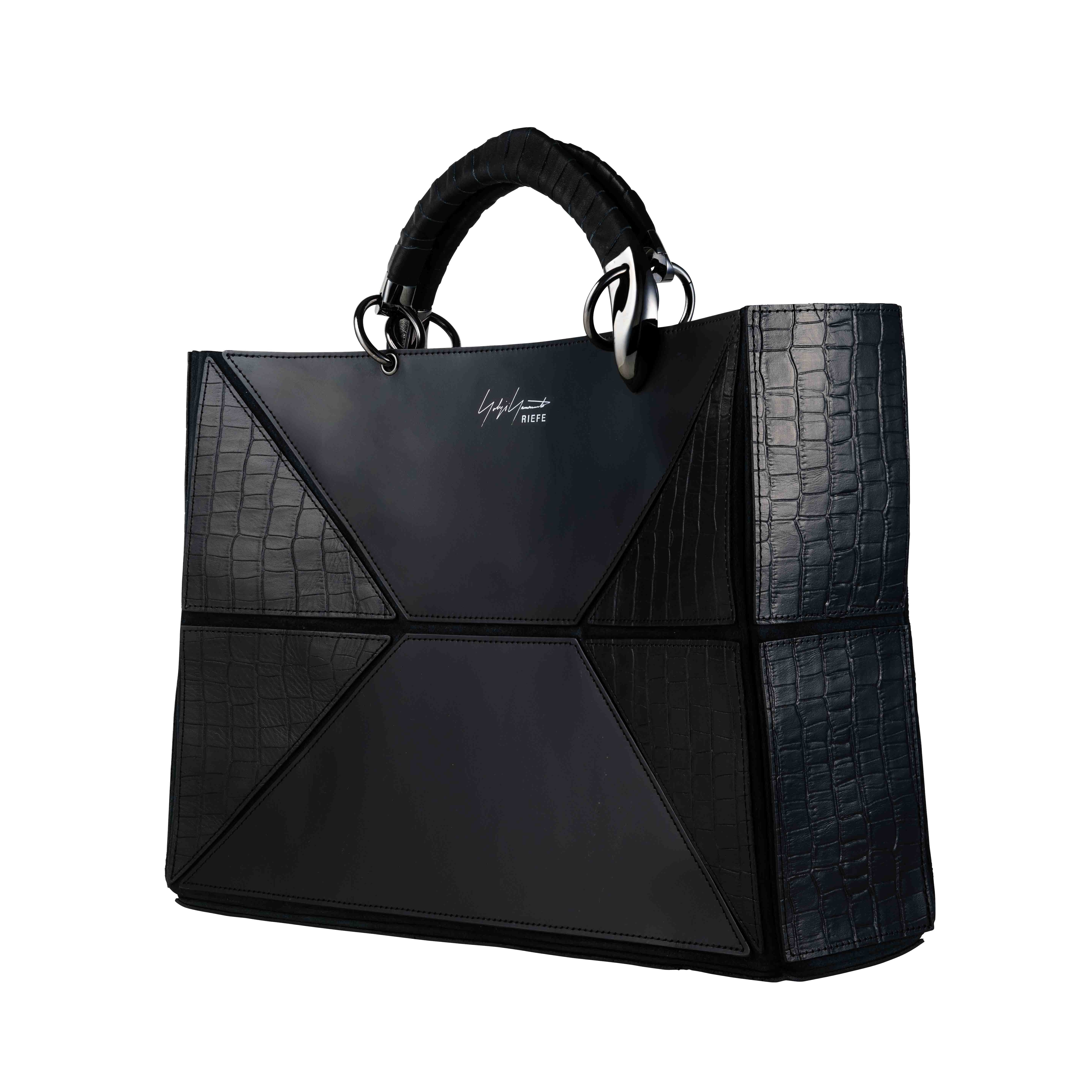 COW LEA/TIN APEX BAG(FREE SIZE Black): Yohji Yamamoto by RIEFE