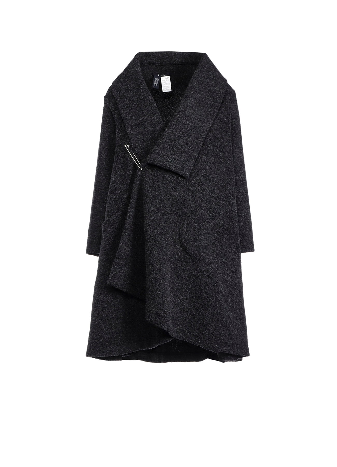 SHEEP PILE LONG COAT(S Black): LIMI feu｜THE SHOP YOHJI YAMAMOTO