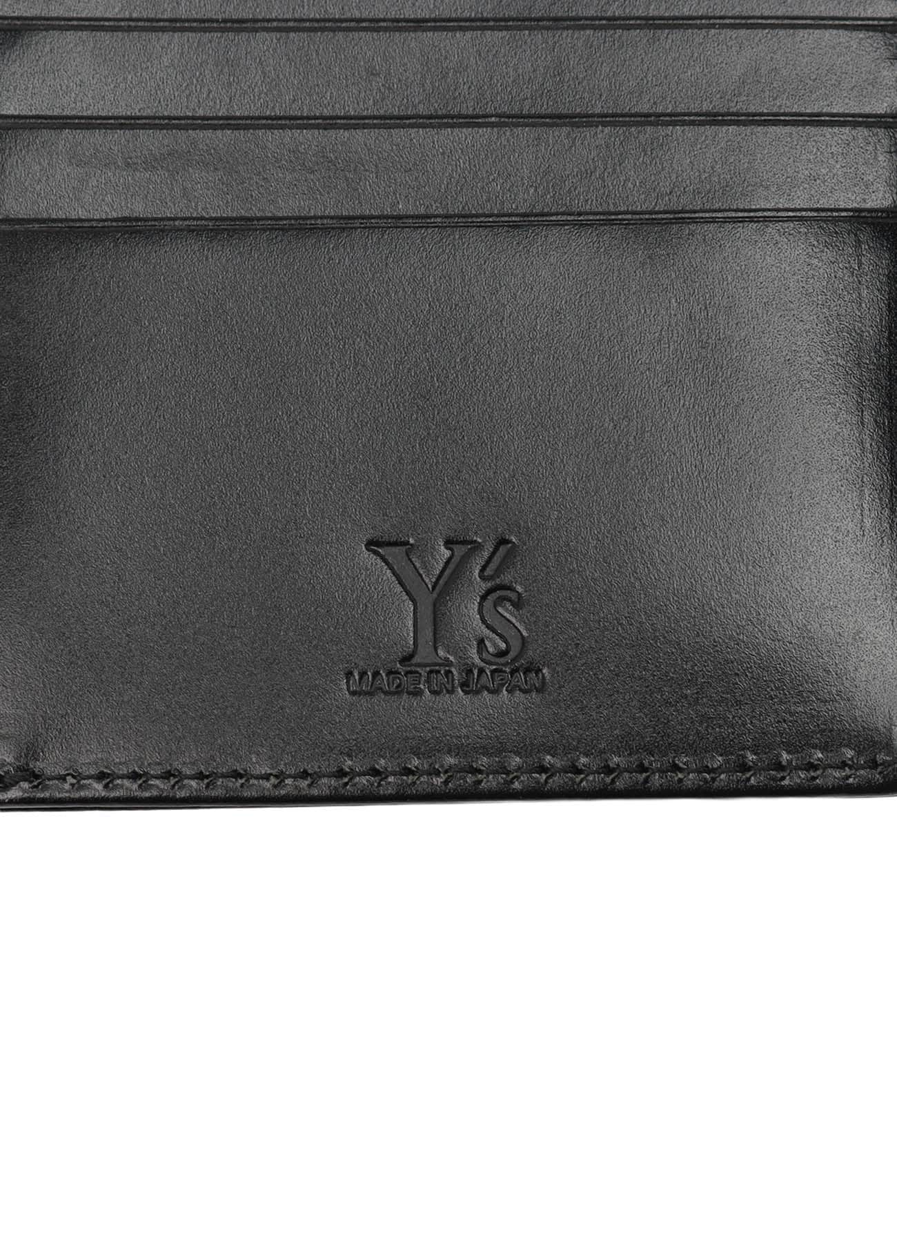 SMOOTH LEATHER SMALL WALLET(FREE SIZE Black): Y's｜THE SHOP YOHJI