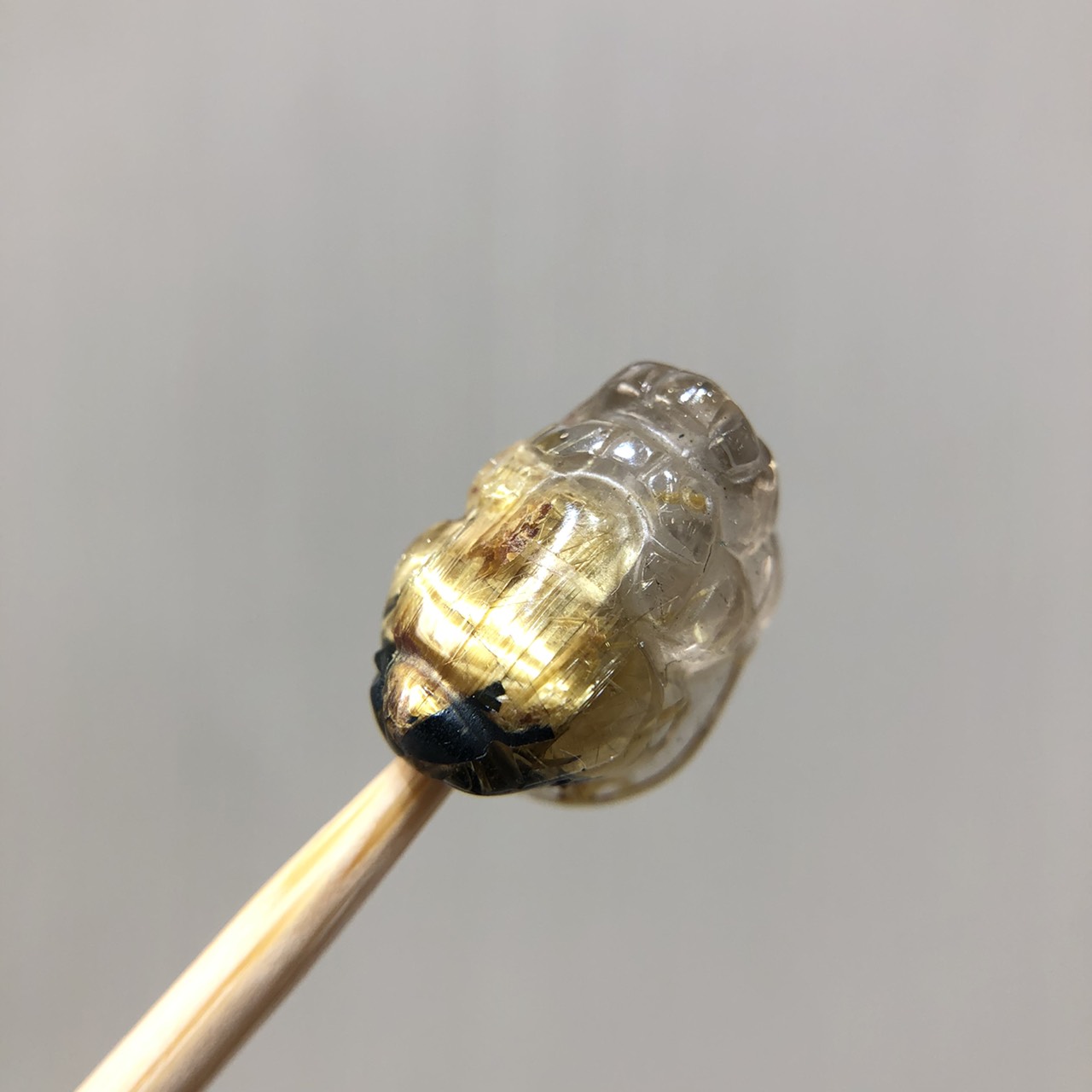 パワーストーン タイチンルチルのひきゅう 仕事の成功祈願】プラチナ