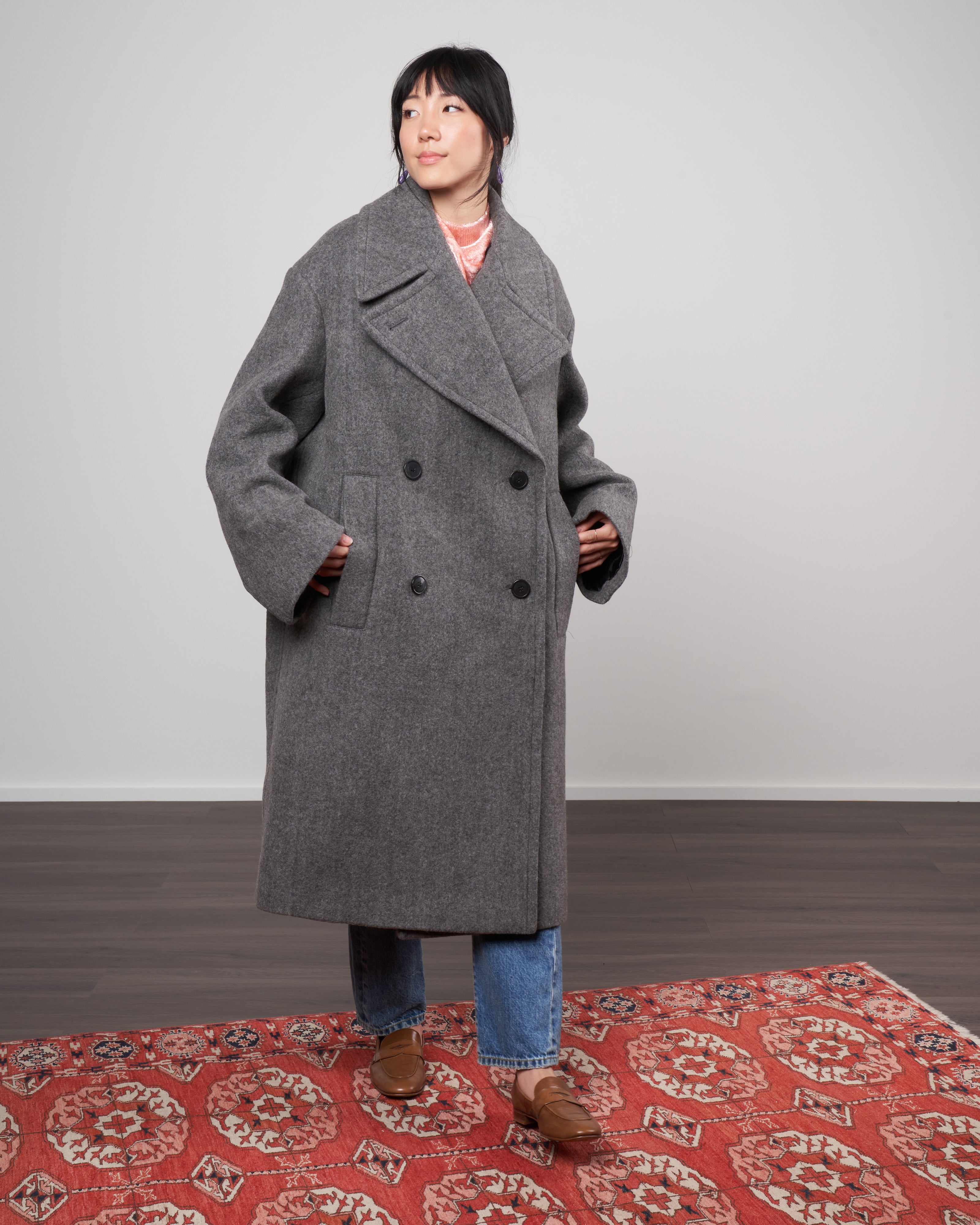 Dries Van Noten Ramson 3322 W.W.Coat Grey 802