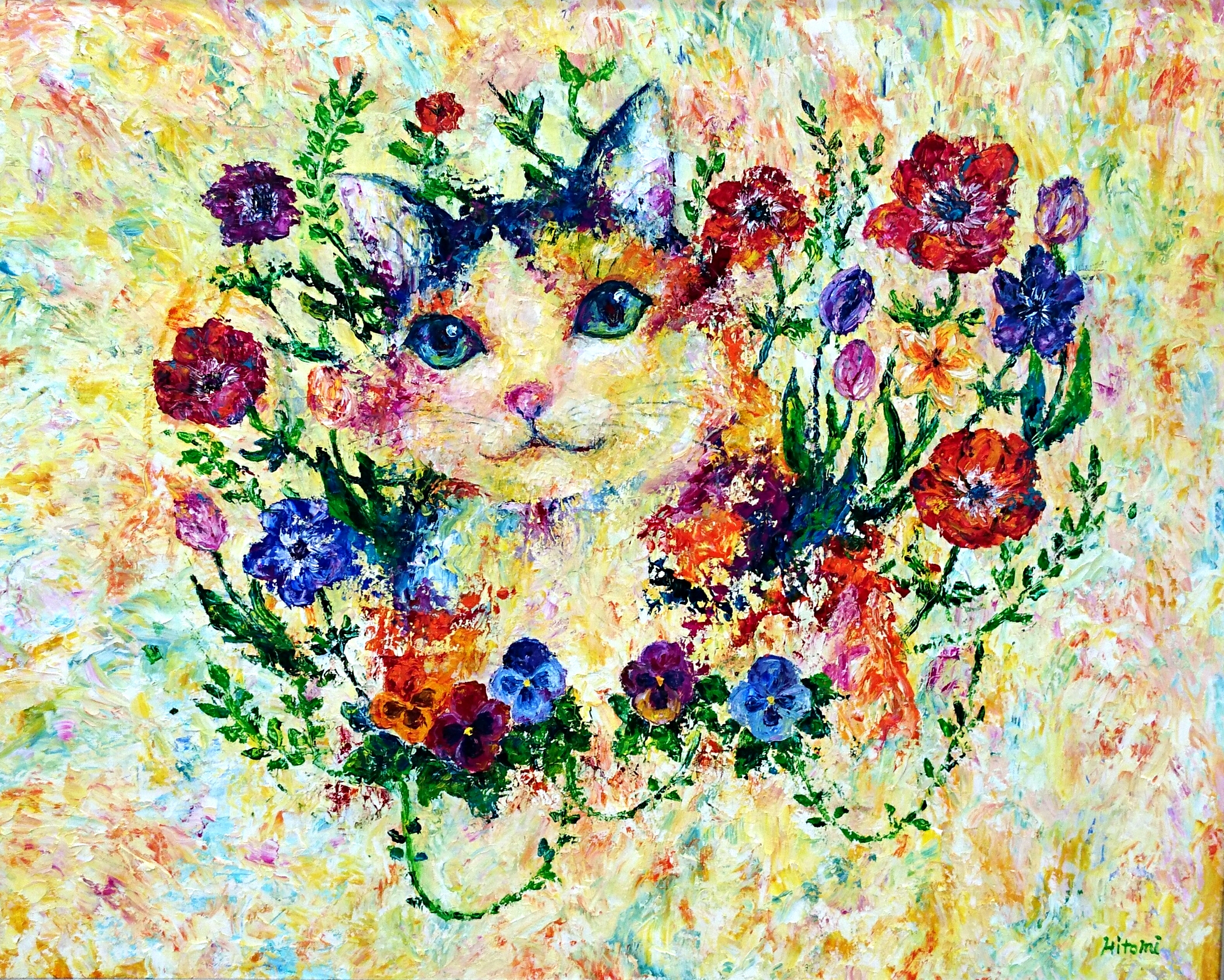 油絵（画家のひとみさんが描いた物）