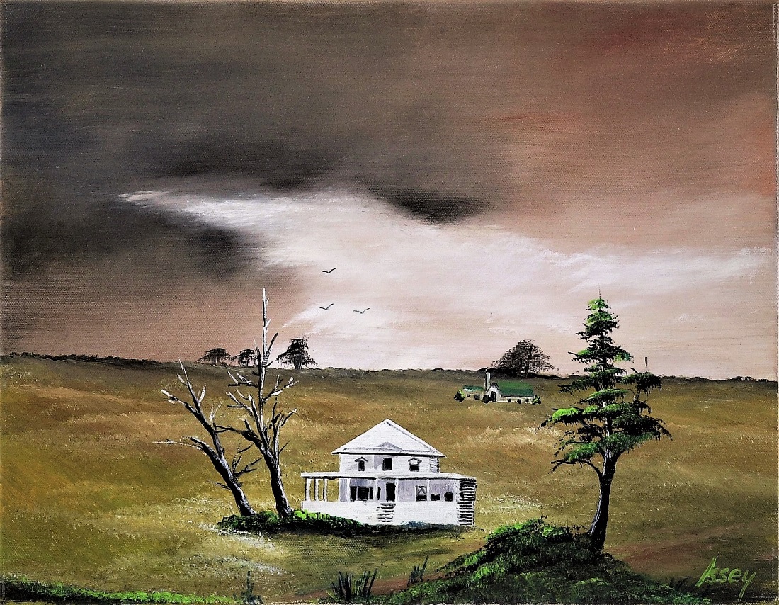 上鈴木正一 油彩画 A3『 夏の思い出 』新作原画 オススメの作品です