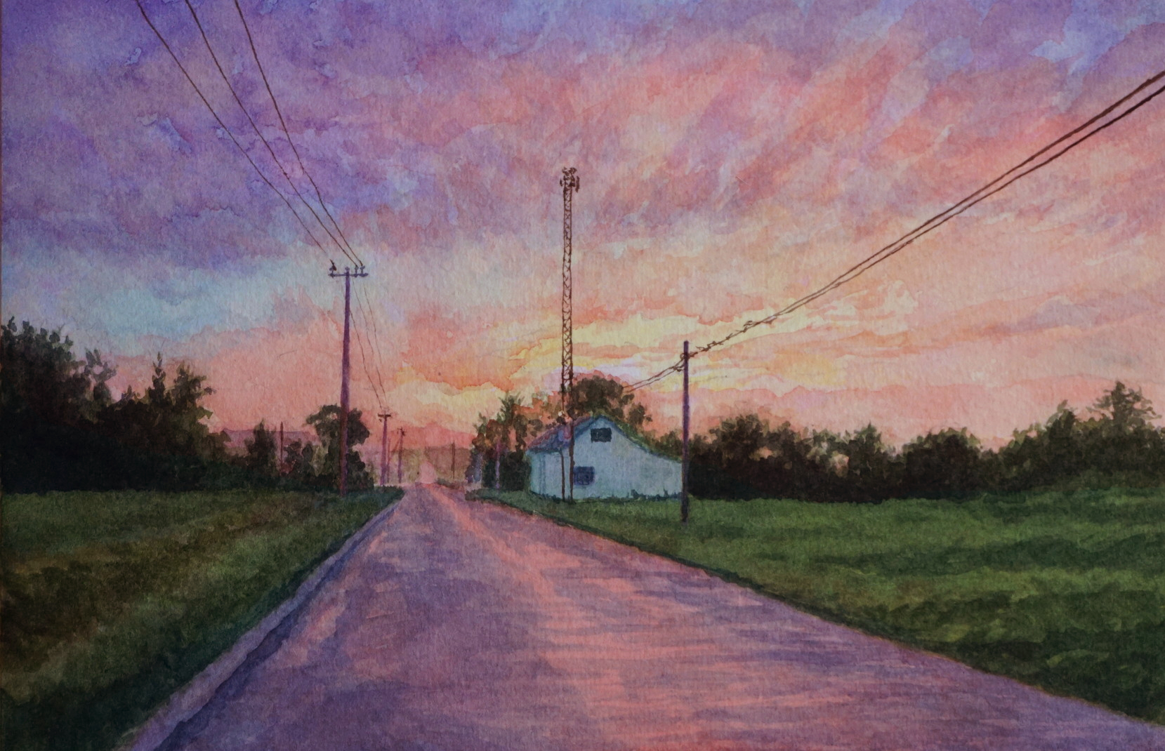 夕焼け | R_M ｜インテリア絵画 アートの専門通販 thisisgallery