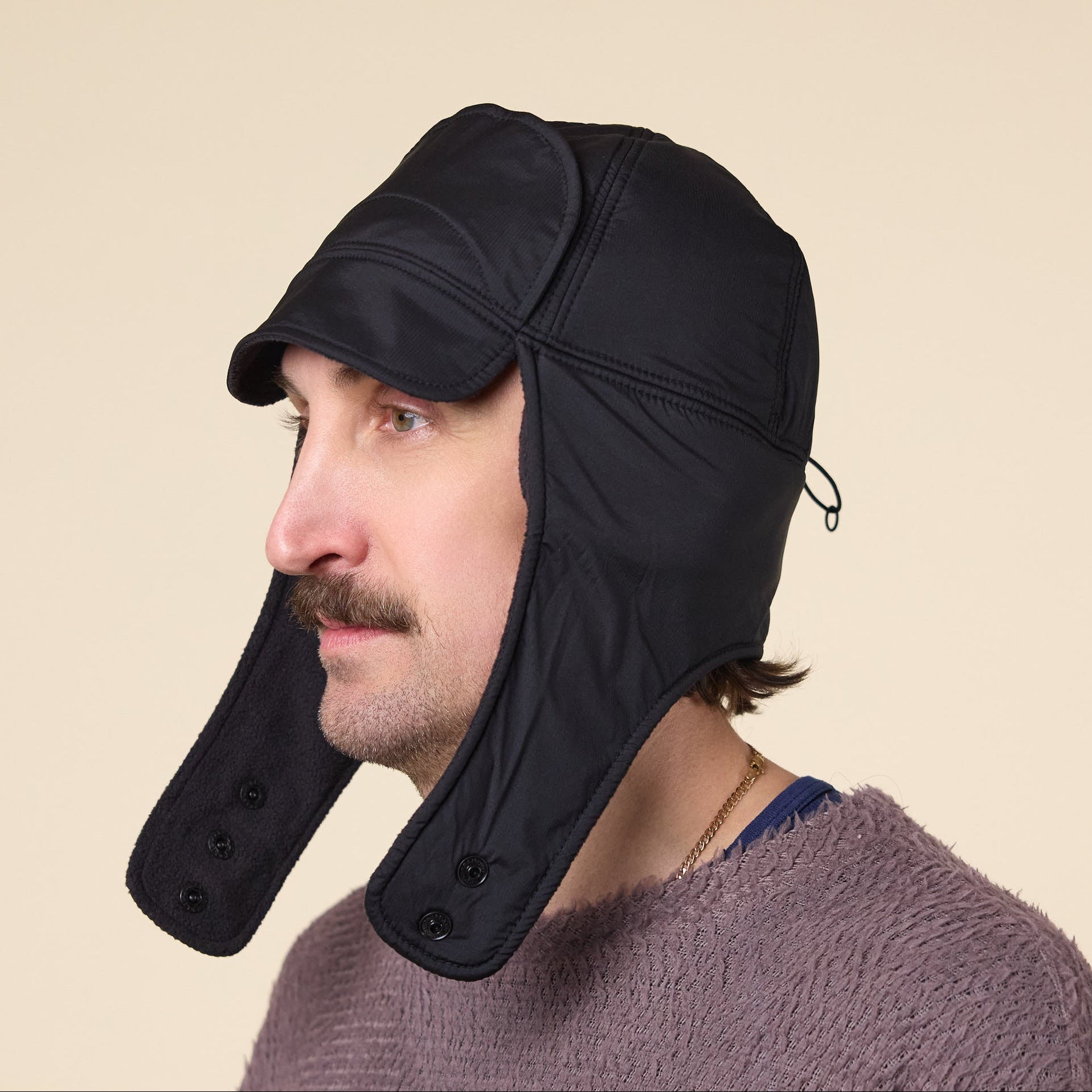 DAIWA Pier 39 - Tech Fleece Flight Cap - Black | T.T.O.O