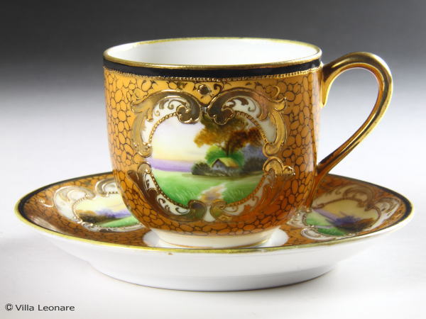 Gibson&sons カップ＆ソーサー オールドノリタケ 蝶 皿 Gibson&sons