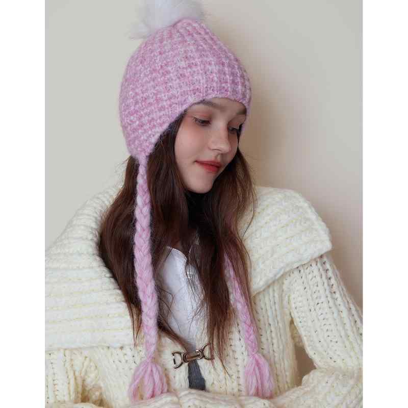 楽天市場】ニット帽 三つ編みの通販