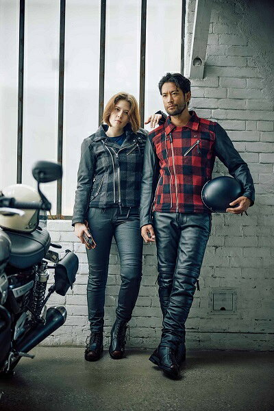 美品 マックスフリッツ ゴートレザー シングルライダースジャケット L