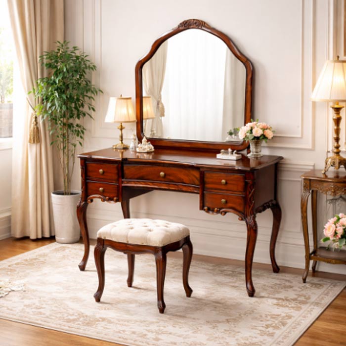 楽天市場】マホガニー（ドレッサー・鏡台｜収納家具）：インテリア