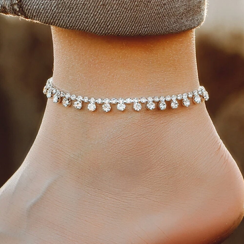 CHANEL クリスタルビーズ アンクレット