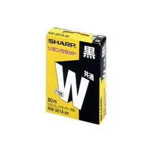 楽天市場】リボンカセット タイプew 黒 rw201ab3の通販