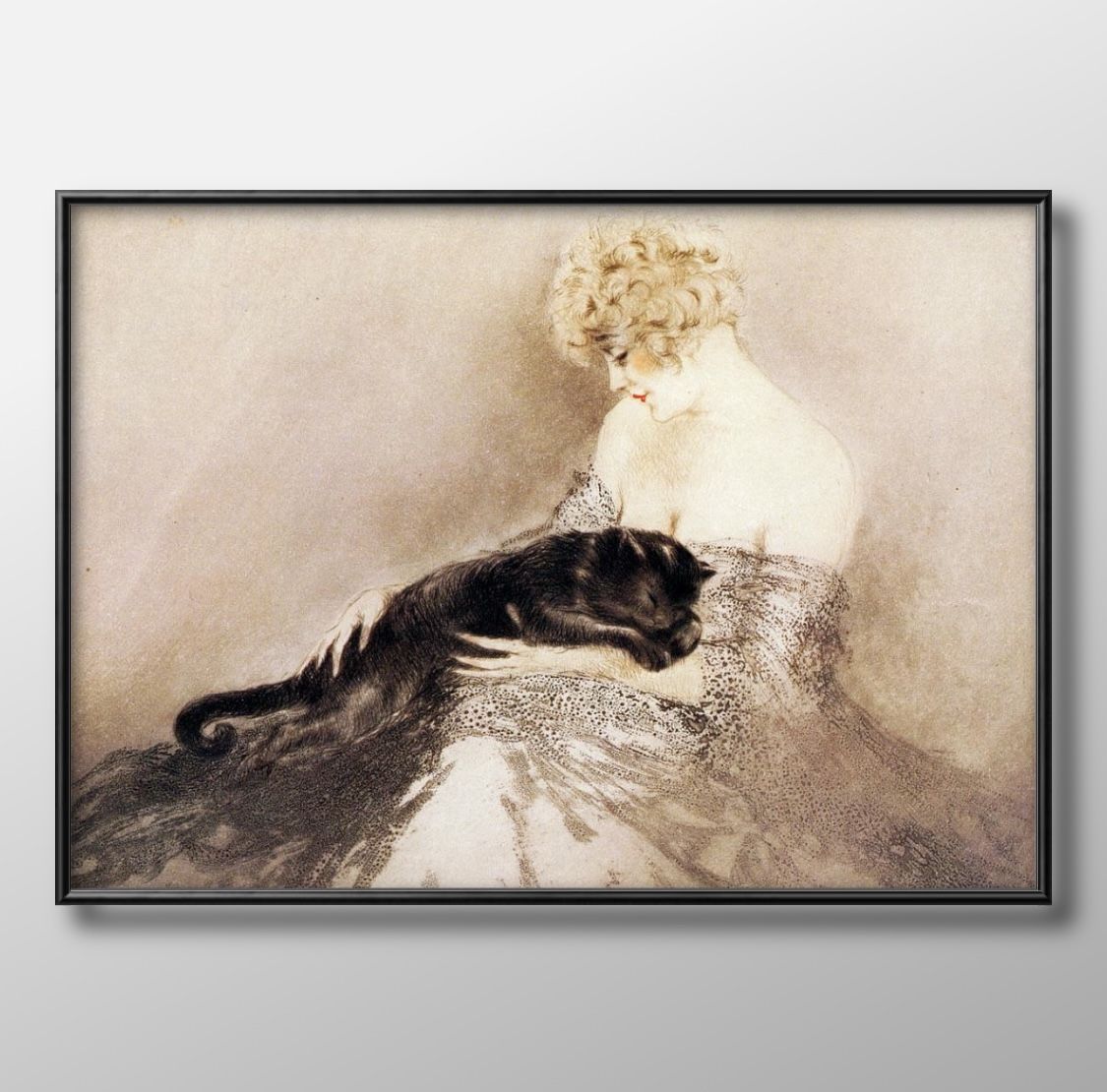 ルイ・イカール限定版・アールデコ/モーニング、希少な額装用画集より