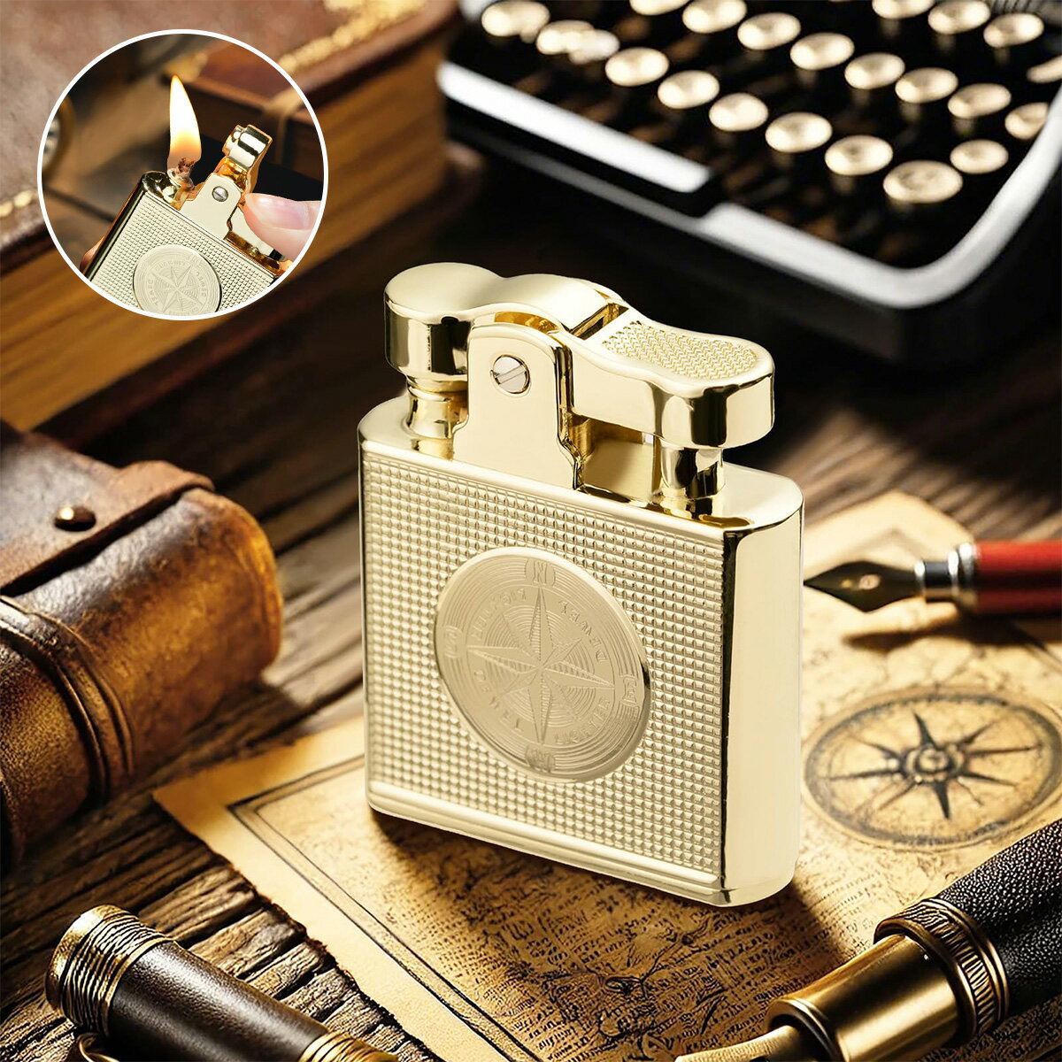 楽天市場】レトロ（種類（ライター）ガスライター）（ライター｜喫煙具