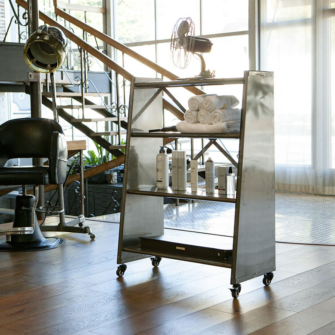 レトロポップアイアンワイヤーラックA⁄インダストリアル工業系 レトロ