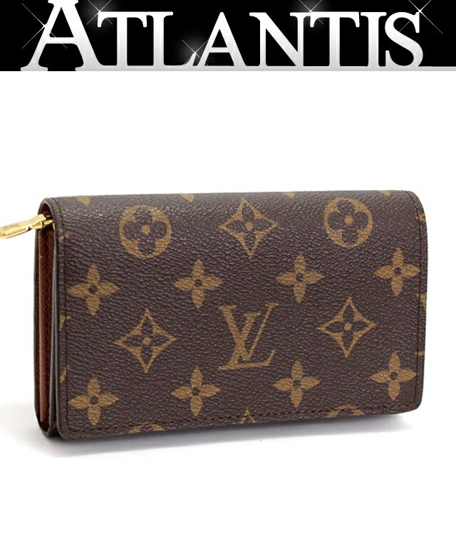 ヴィトン ポルトフォイユ トレゾール 二つ折り財布 美品