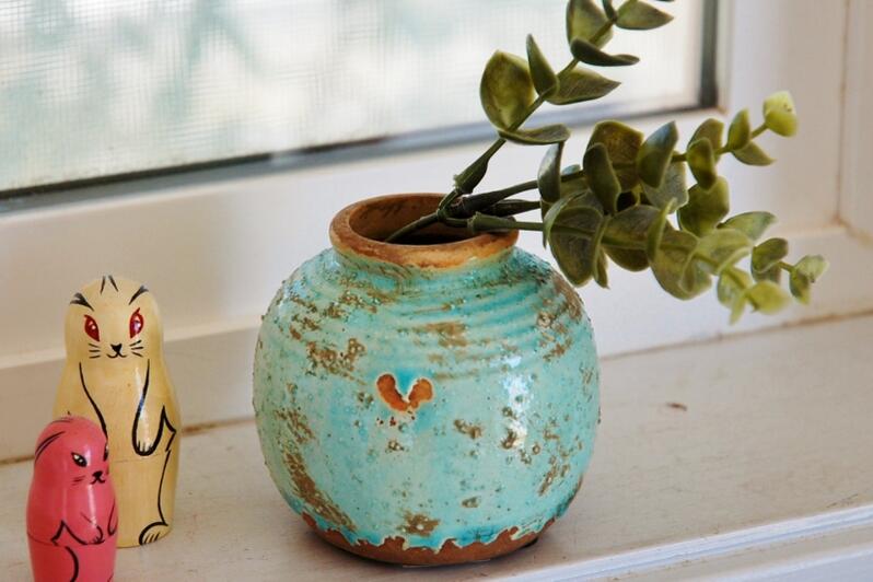 作家物 デザイナー 花瓶 壺 22センチ 作家物 デザイナー 花瓶 壺 22