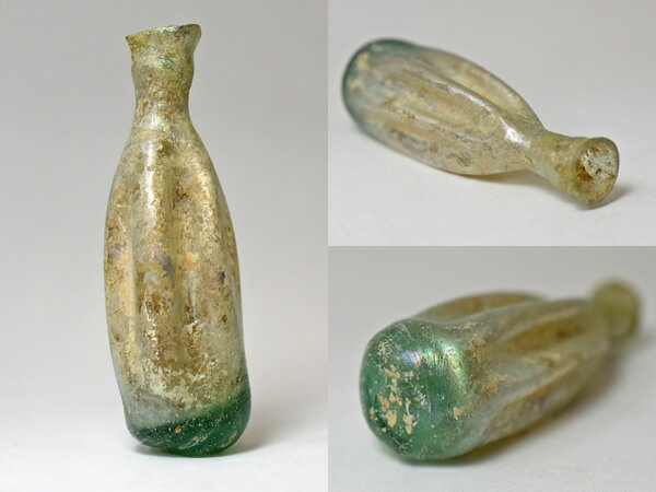 ローマンガラス 小瓶① 香水瓶 送料込み1223 ローマンガラス 小瓶①