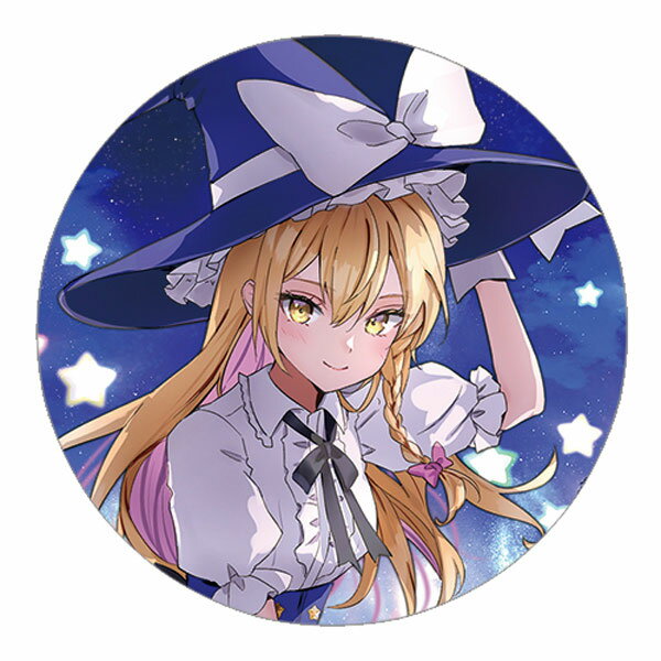 楽天市場】東方 缶バッジ 魔理沙の通販