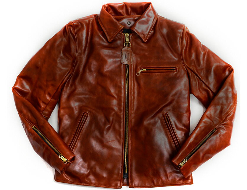 vanson バンソンキャメルスエード ライダースジャケット 38(M) vanson