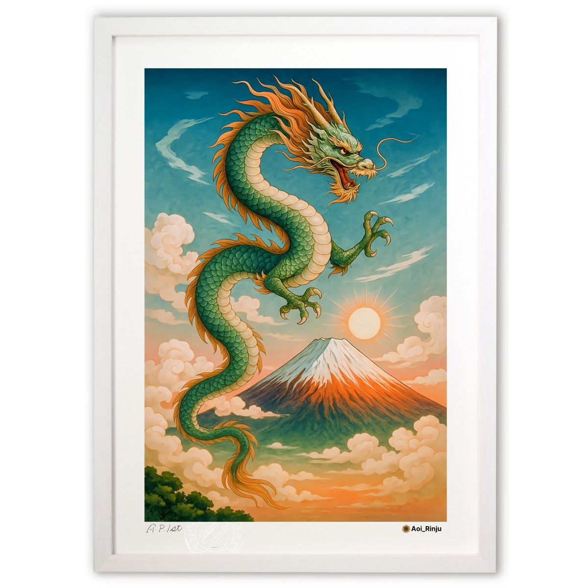 楽天市場】昇り龍 絵画（アート・美術品・骨董品・民芸品｜ホビー）の通販