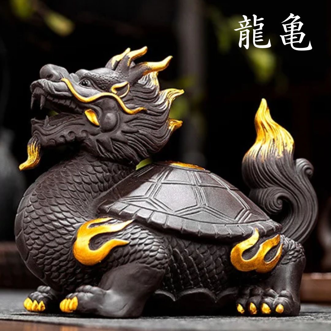 木彫り龍 昇り龍 置物 風水 龍の置物 龍神 木彫り 干支辰グッズ 金運