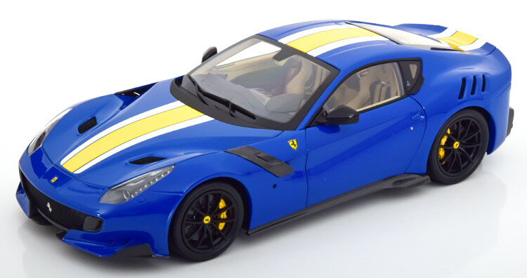 限定499台】フェラーリF12 TDF ミニカー1/64スケール ライトブルー