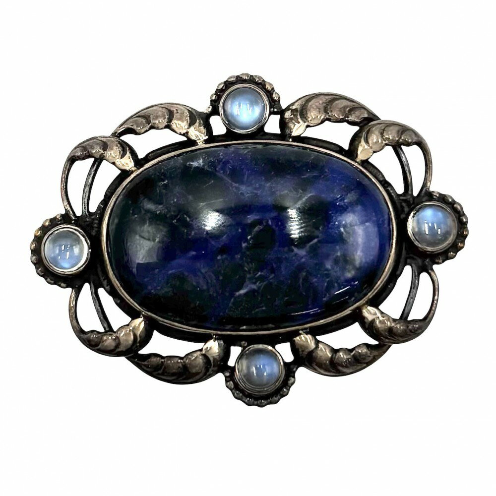 美品・箱付き】ジョージジェンセン／トリ モチーフ ブローチ SV925／320