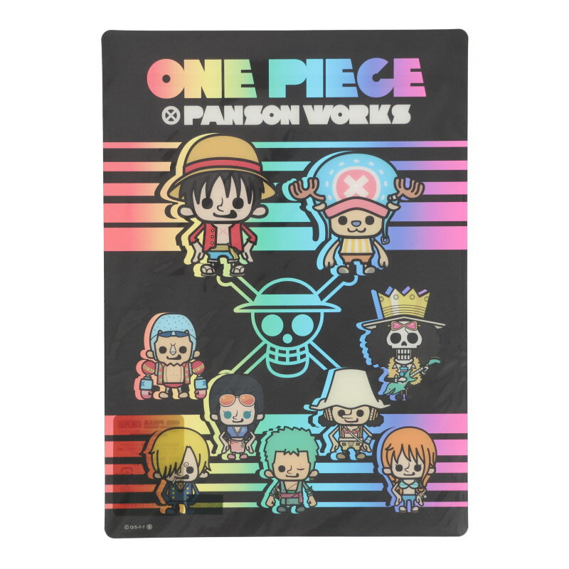 ワンピース ONE PIECE アニメ版 B5サイズ クリアファイル 下敷き