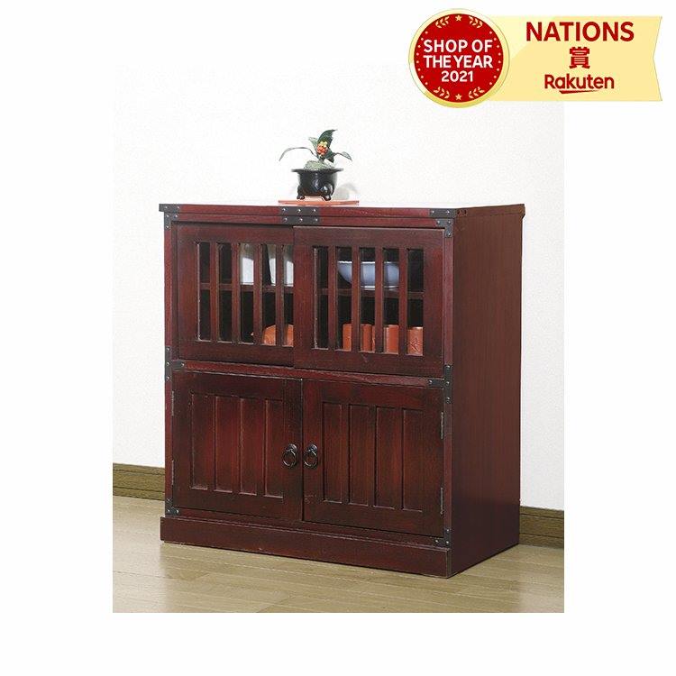 楽天市場】水屋 食器棚（タンス・チェスト｜収納家具）：インテリア