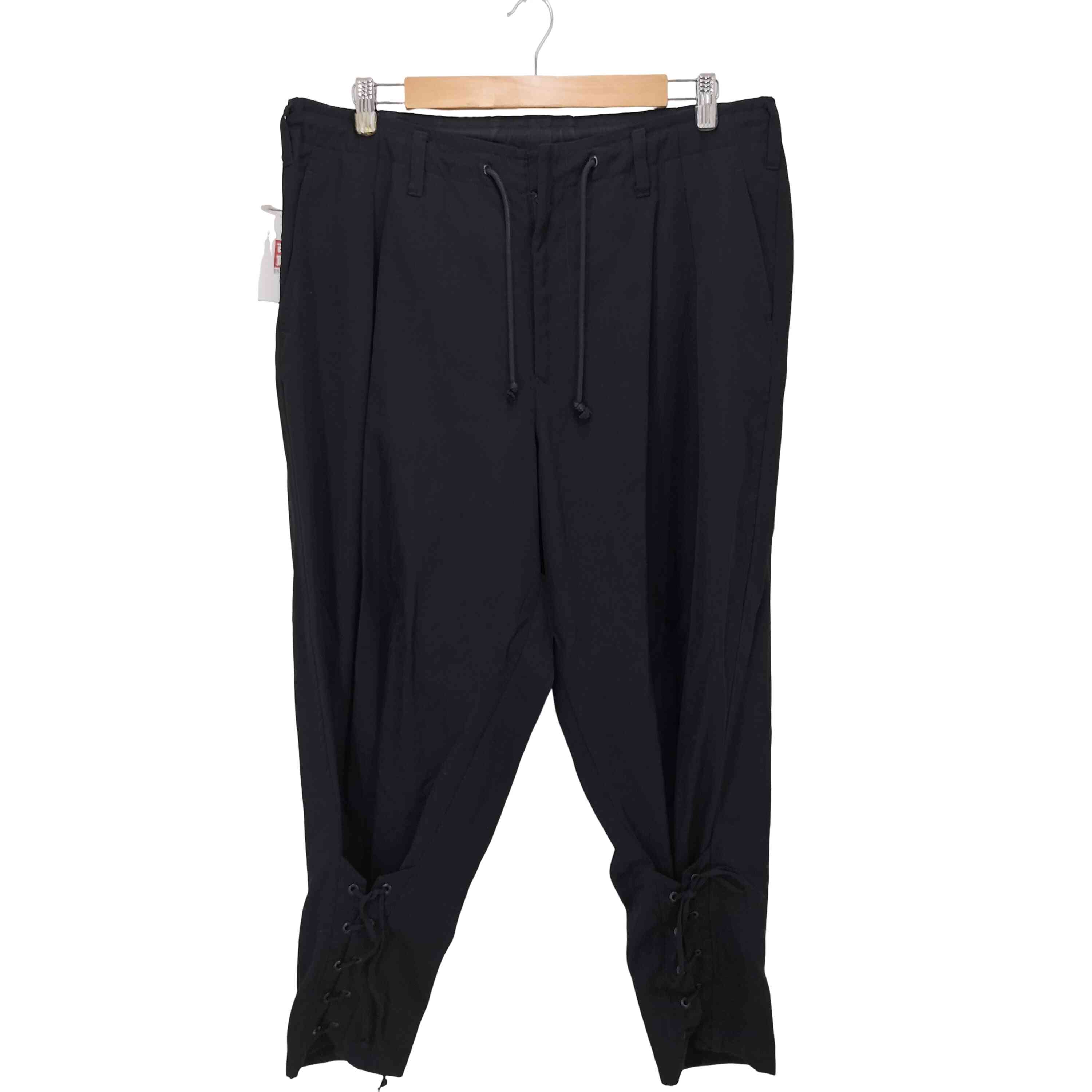 楽天市場】ヨウジヤマモト サルエルパンツ（カラーブラック）の通販