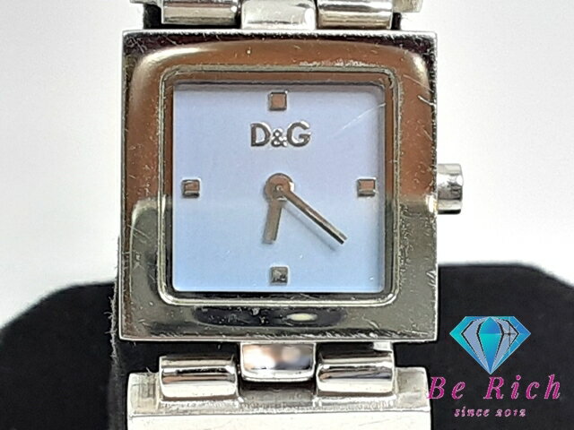 動作品 腕時計 D&G TIME ドルチェ＆ガッバーナ スクエア ブレスレット