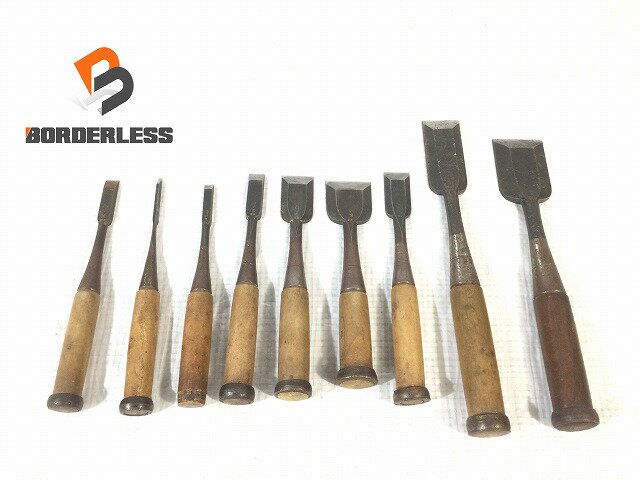 アンティーク平ノミ04中古の大工用品