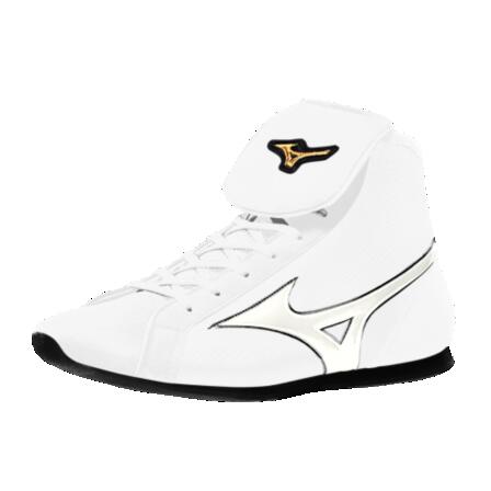 Mizuno ボクシングシューズ ハイカット ホワイト/ブラック Mizuno