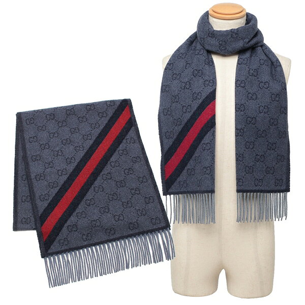 楽天市場】Gucci グッチ（カラーネイビー）（マフラー・スカーフ