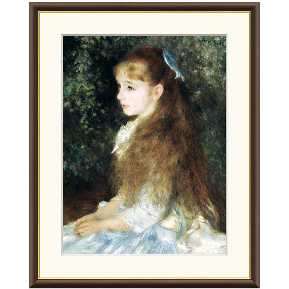 ルシアン・ミニョン 『赤椅子の女』＼フランス印象派 ルノワールと親交