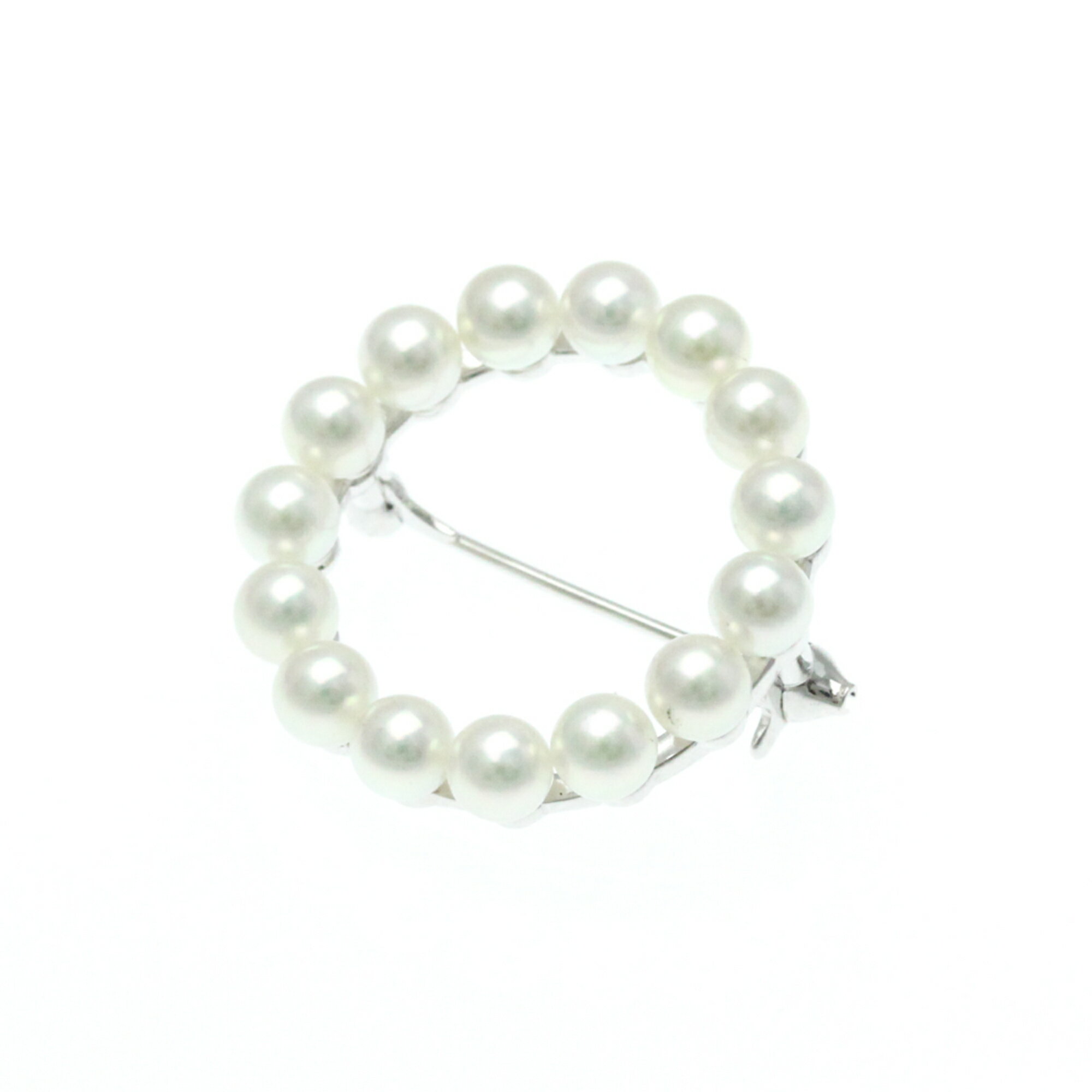 Mikimoto シルバー パール ブローチ