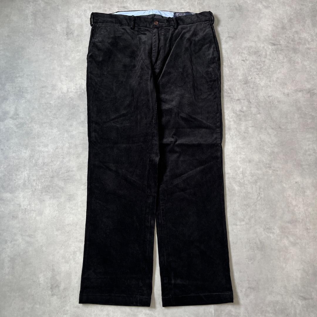 ポロバイ ラルフローレン W38 コーデュロイボトム チノパン 黒 18210