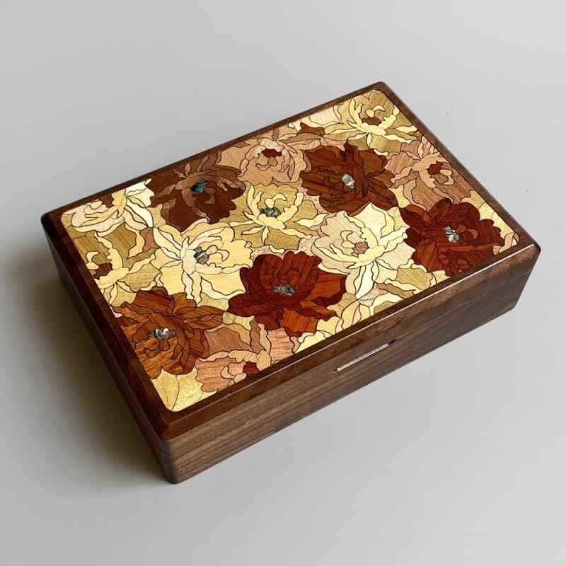 楽天市場】寄木細工 箱（ジュエリー・アクセサリー）の通販 箱根寄木