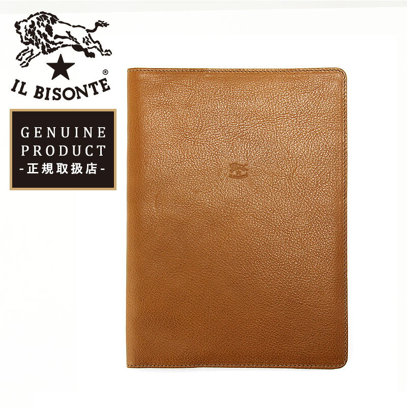 IL BISONTE レザー ノートカバー 黒 IL BISONTE レザー ノートカバー