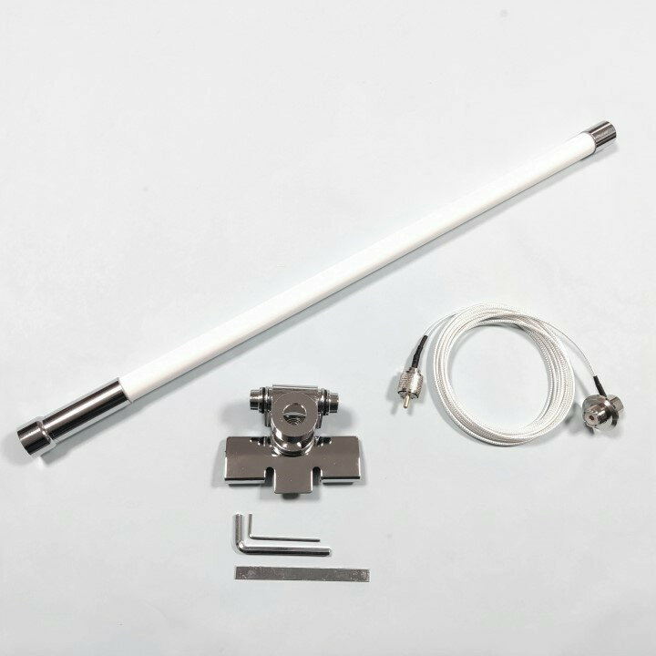 国産パイオニアパーソナルアンテナタイプ・取り付基台付き風林火山白色