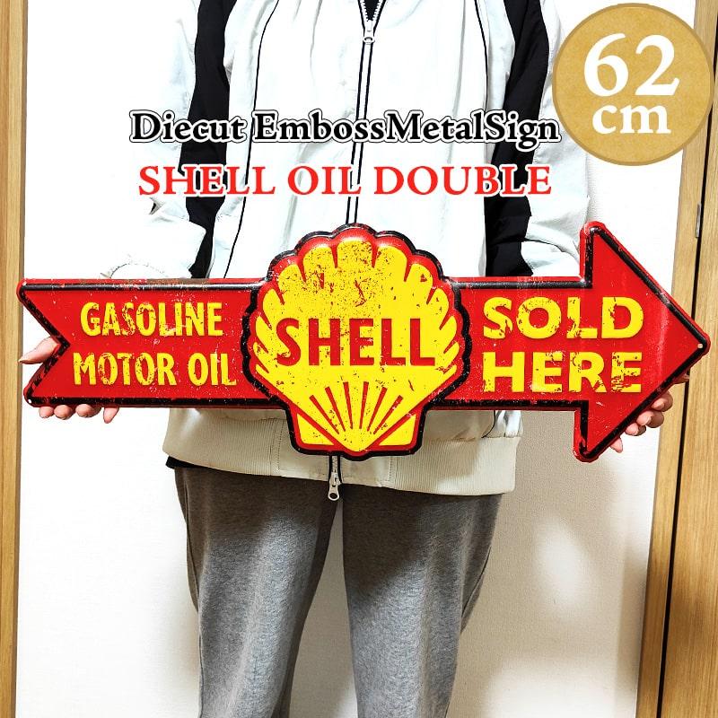 SHELL 1928年ヴィンテージ広告プレート