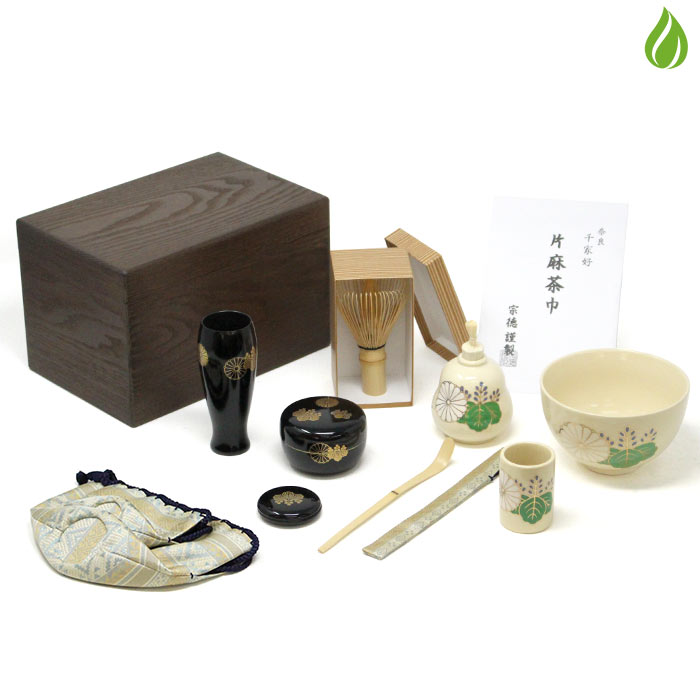 茶道具備前焼茶入仕覆三点付表千家十一代碌々斎極め箱DR6528