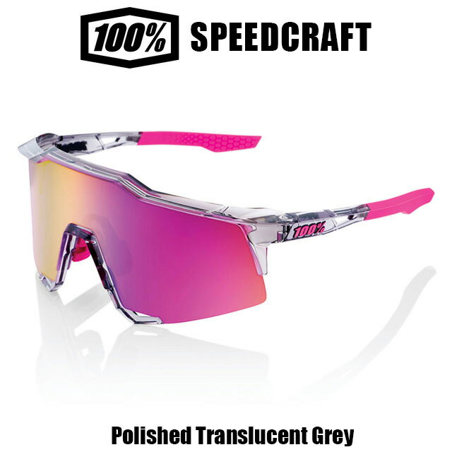 100% Speedcraft 大人用 サングラス ピンク タティスJrモデル