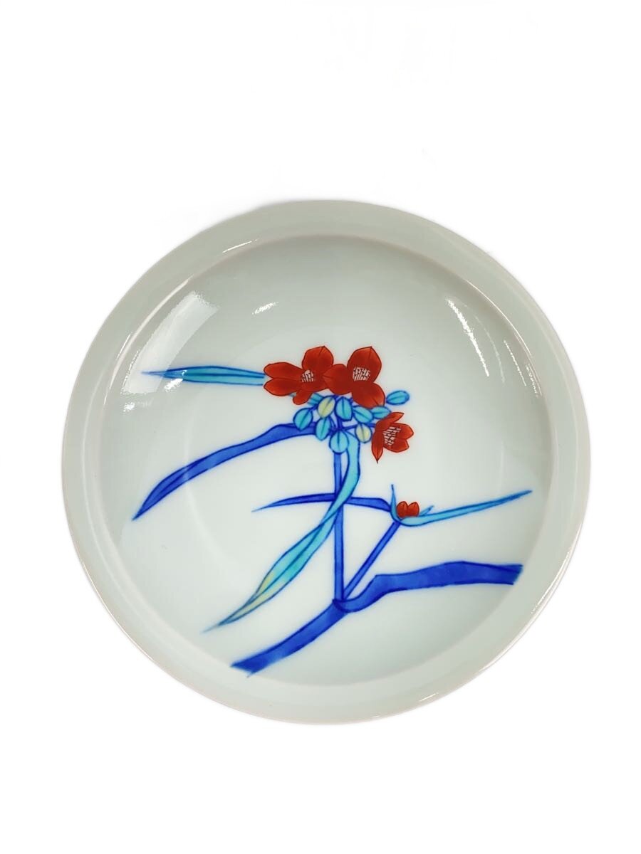 人間国宝 今右衛門 赤玉文菓子皿 共箱 R83-2 Amazon.co.jp: 人間国宝